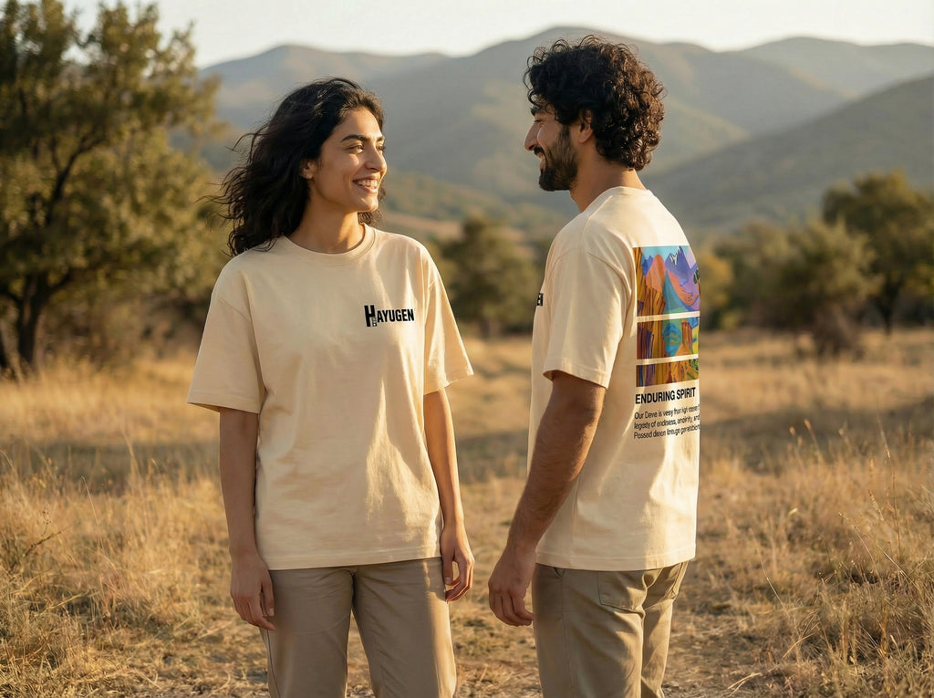 HAYUGEN Heritage Grid T-Shirt | Armenian Streetwear