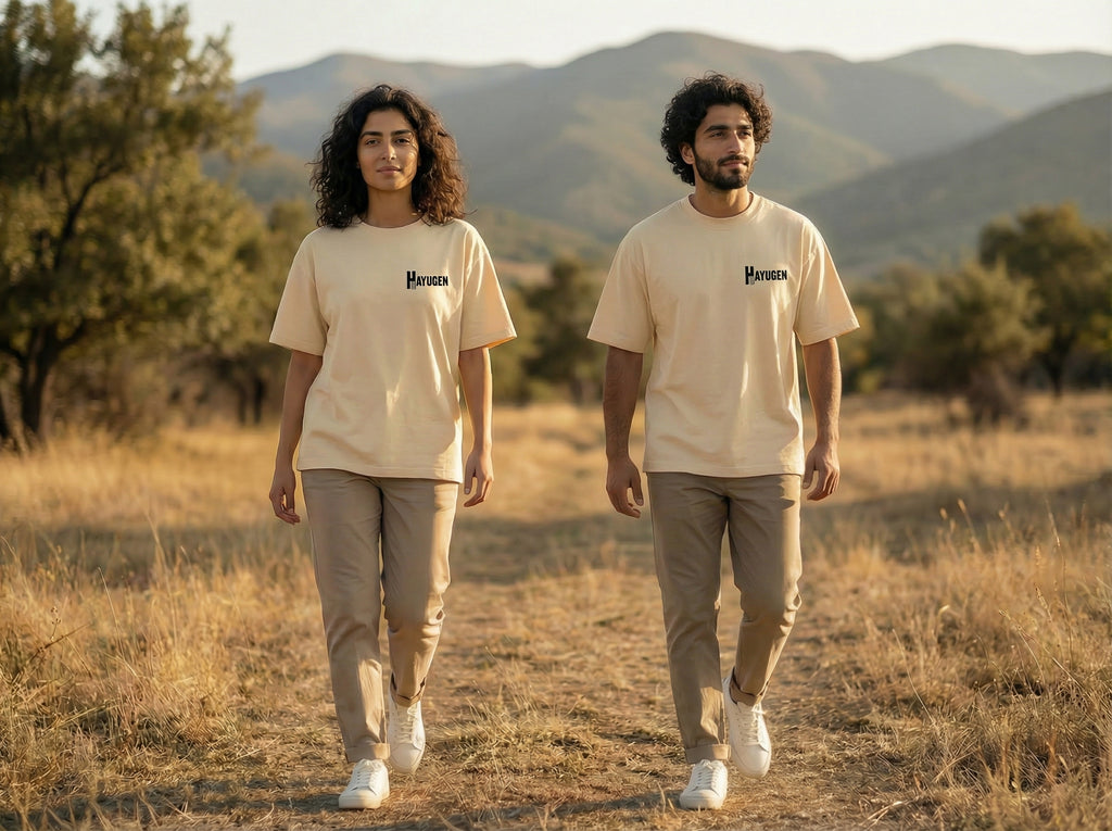 HAYUGEN Heritage Grid T-Shirt | Armenian Streetwear