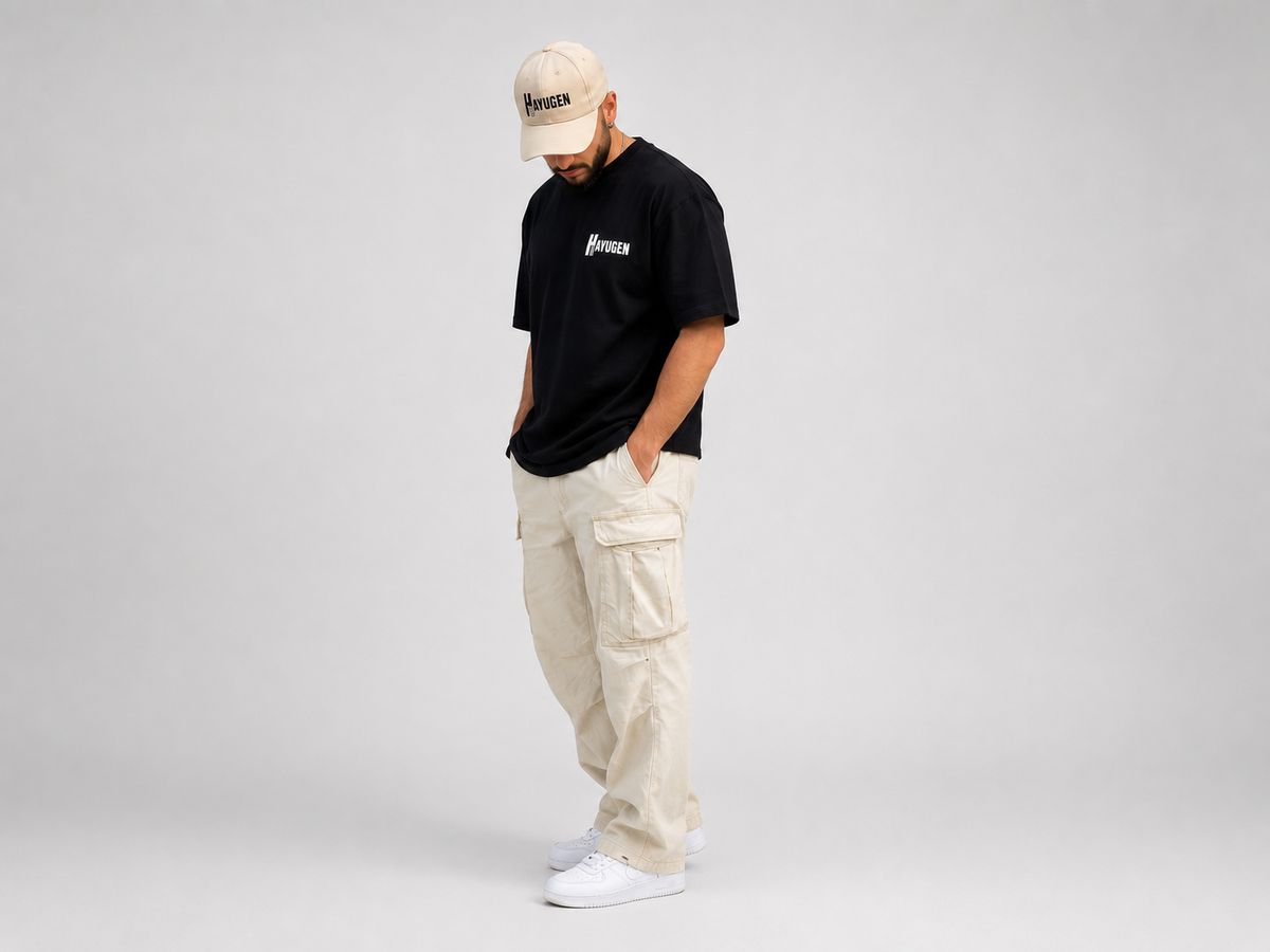 Saryan Black T-Shirt | Armenian Art Streetwear | HAYUGEN