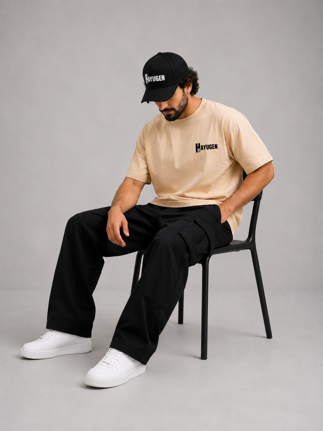 Saryan Beige T-Shirt | Armenian Art Streetwear | HAYUGEN