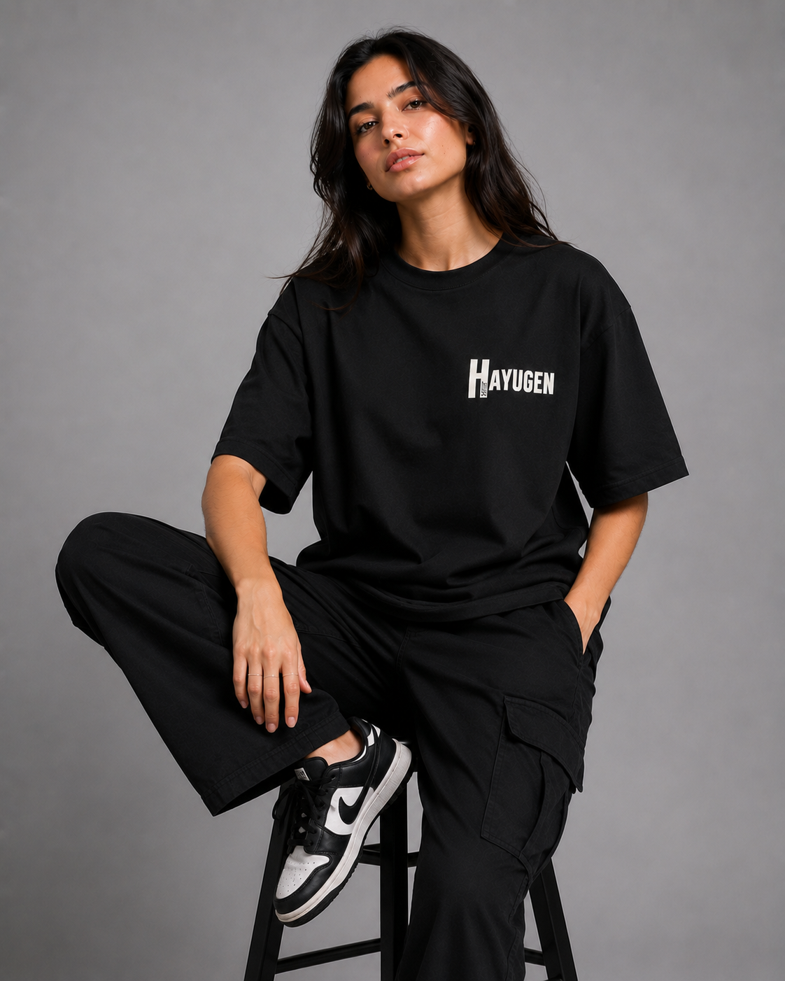 Heritage Signal Black Oversized T-Shirt