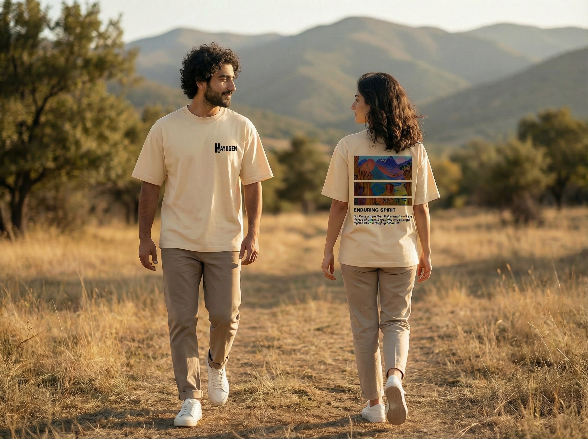HAYUGEN Heritage Grid T-Shirt | Armenian Streetwear